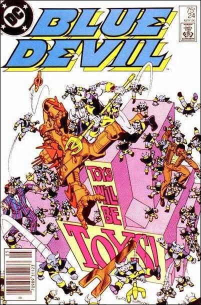 Blue Devil issue 24-B Newsstand Cover