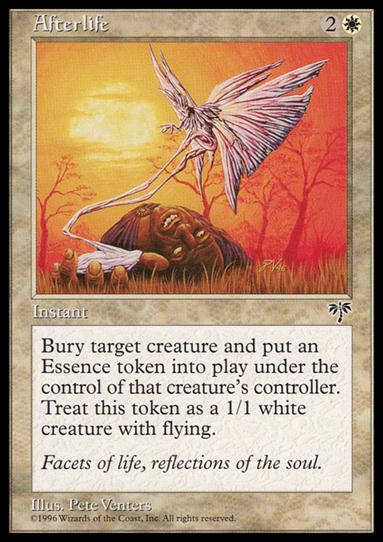 Magic the Gathering: Mirage (Base Set) card 1 Afterlife