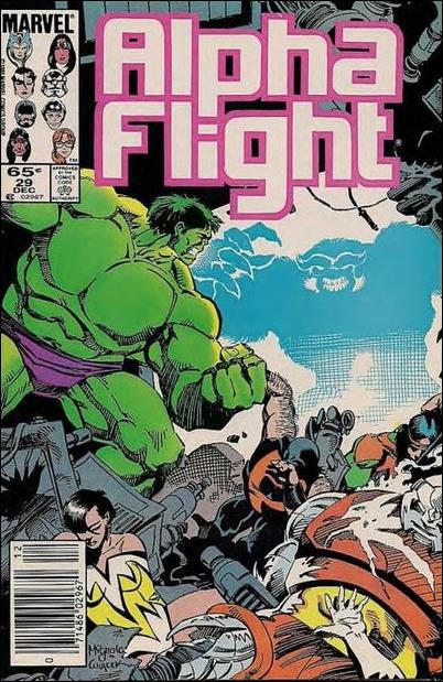 Alpha Flight (1983) issue 29-B Newsstand Cover
