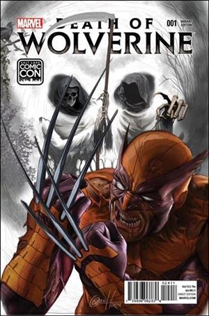 Death of Wolverine issue 1-S Greg Horn Salt Lake Comic Con Cover