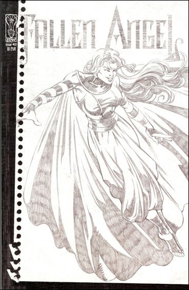 Fallen Angel (2005) issue 22-B J.K. Woodward 1:10 Sketch Cover