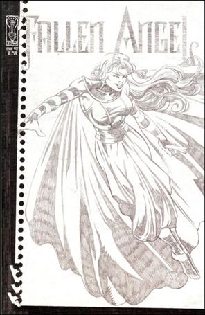 Fallen Angel (2005) issue 22-B J.K. Woodward 1:10 Sketch Cover