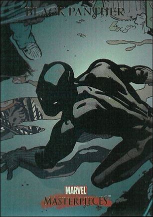 2007 Marvel Masterpieces (Parallel Foil Base Set) card 10 Black Panther