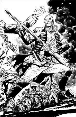 Redcoat (2024) issue 1-E Bryan Hitch Black & White Virgin 1:500 Cover