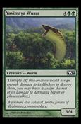 Magic the Gathering: 2011 Core Set (Base Set) card 200 Yavimaya Wurm