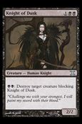 Magic the Gathering: 10th Edition (Base Set) card 152 Knight of Dusk