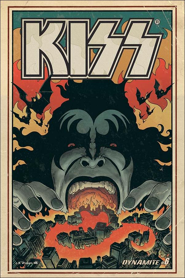 Kiss (2016) issue 6-B Charles Willson III cover