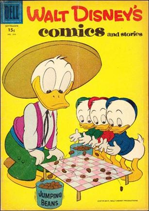 Walt Disney's Comics and Stories (1940) issue 204-B 15 Cent Price Cover