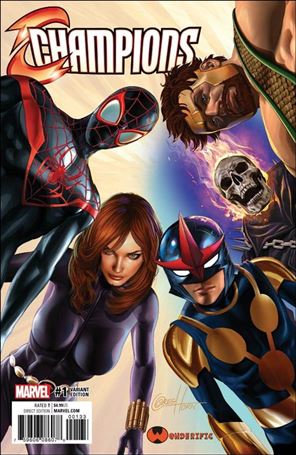Champions (2016) issue 1-VW Greg Horn Wonderific Cover