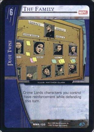 Marvel Knights: VS System (Base Set) card MMK-133 The Family