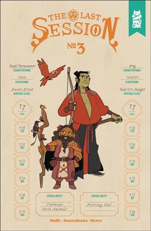 Last Session issue 3-B Character Sheet Cover