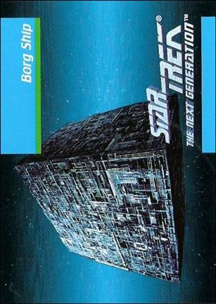 Star Trek: The Next Generation - Inaugural Edition (Base Set) card 37 Borg Ship