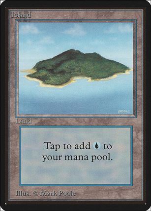 Magic the Gathering: Limited Edition Beta (Base Set) card 289 Island