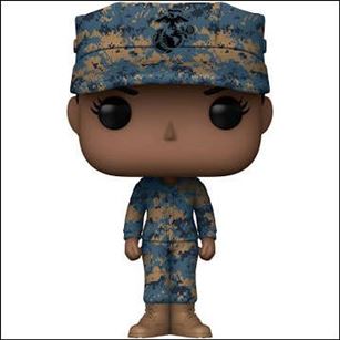 Pop! Marines figure nn5 Marine (Black Female Cammies)