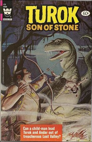 Turok, Son of Stone (1956) issue 129-B White Whitman Logo