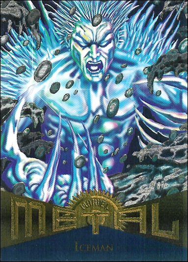 Marvel Metal (Base Set) card 96 Iceman