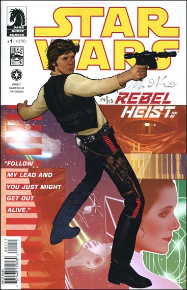 Star Wars: Rebel Heist issue 1-F DF Adam Hughes Cover (Signed by M. Kindt) 1/15