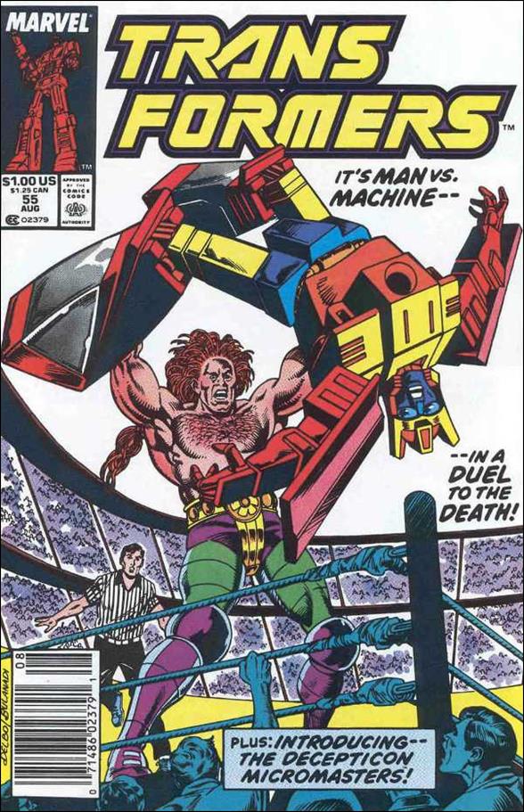 Transformers (1984) issue 55-B Newsstand Cover
