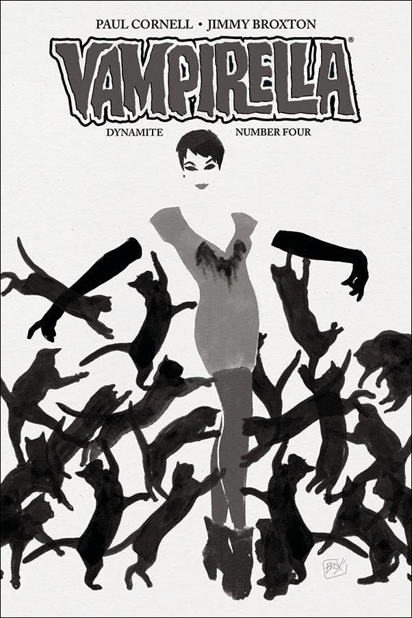 Vampirella (2017) issue 4-G  Jimmy Broxton 1:30 Black and White Cover