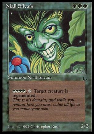 Magic the Gathering: The Dark (Base Set) card 82 Niall Silvain