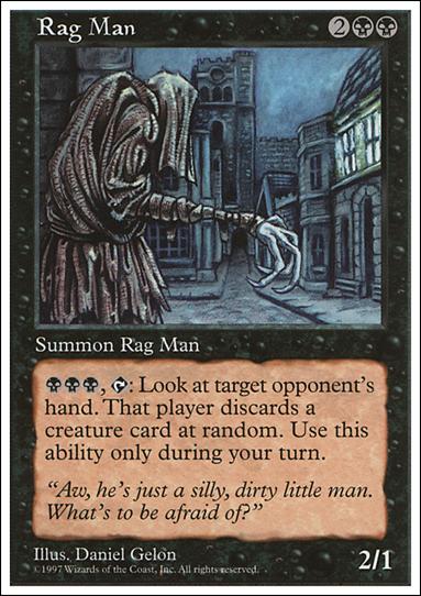 Magic the Gathering: 5th Edition (Base Set) card 190 Rag Man
