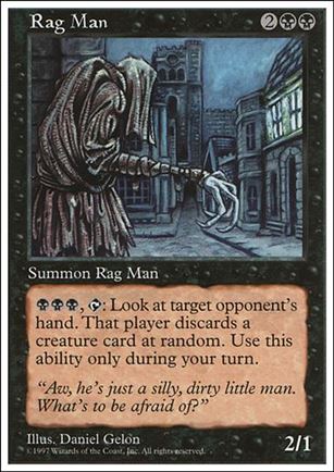 Magic the Gathering: 5th Edition (Base Set) card 190 Rag Man