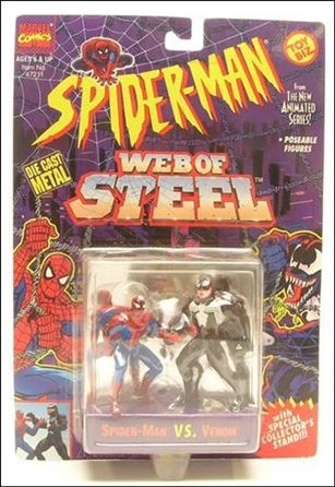 Spider-Man Web of Steel 2-Packs (Animated) figure 7 Spider-Man vs Venom
