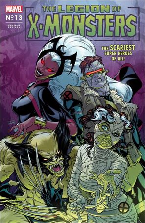 X-Men (2019) issue 13-D Russell Dauterman Horror Cover