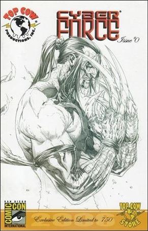 Cyberforce (2006) issue 0-B  San Diego Comic-Con / Store Sketch Cover 1/750