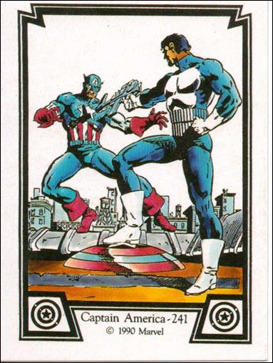 Captain America (Base Set) card 25 Captain America 241