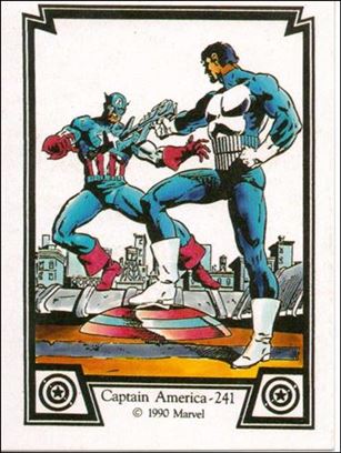 Captain America (Base Set) card 25 Captain America 241