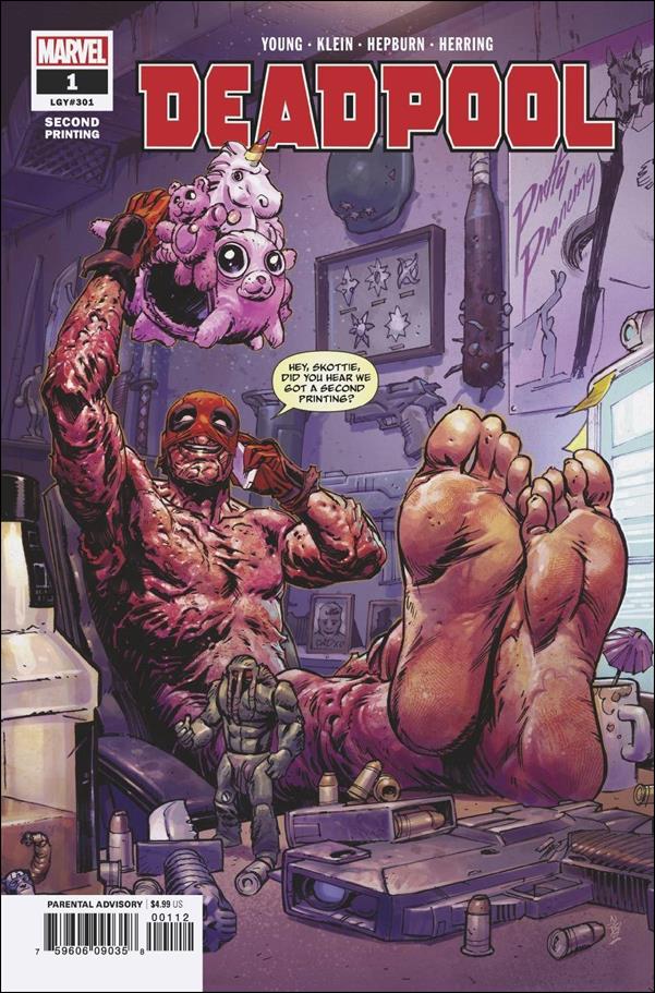 Deadpool (2018) issue 1-J Nic Klein Cover (2nd Printing)