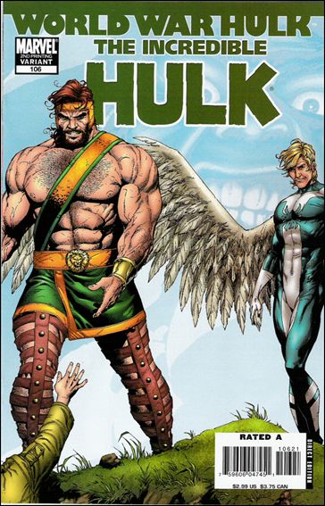 Incredible Hulk (2000)  issue 106-B Hercules & Angel Cover (2nd Printing)