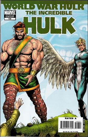 Incredible Hulk (2000)  issue 106-B Hercules & Angel Cover (2nd Printing)
