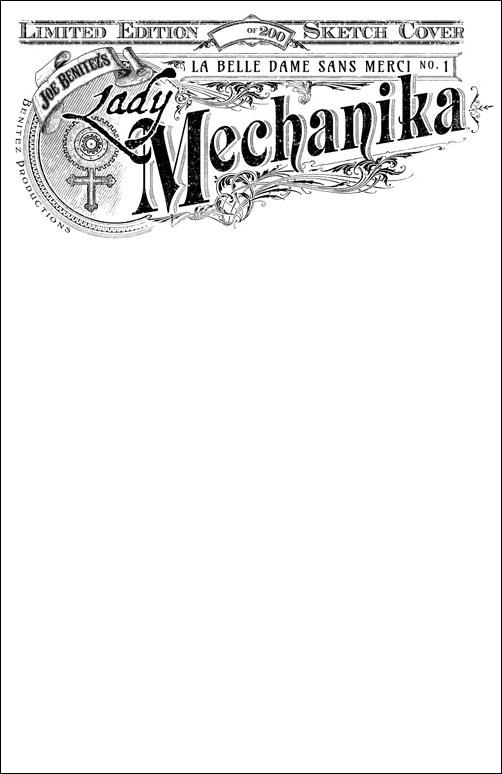 Lady Mechanika: La Belle Dame Sans Merci issue 1-L Blank Cover 1/200