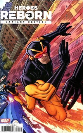 Heroes Reborn (2021) issue 3-E Nick Bradshaw 1:25 Cover
