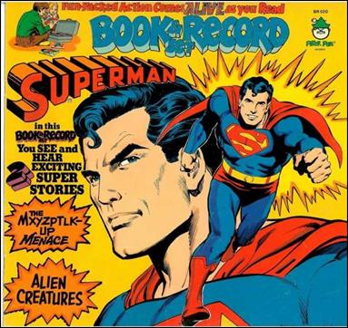 12" L.P. Deluxe Book and Record Set issue BR-520 Superman