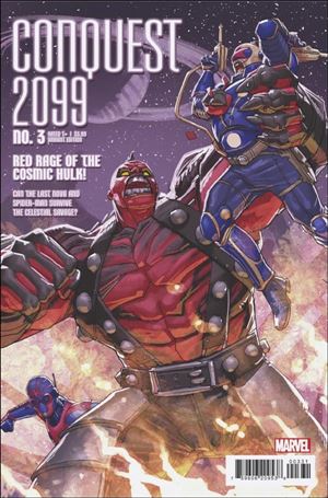 Conquest 2099 issue 3-C Pete Woods Cover