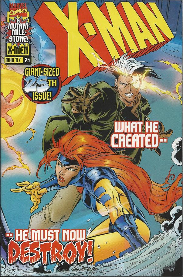 X-Man issue 25-B Blank UPC Box Cover