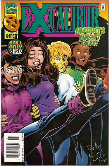 Excalibur (1988) issue 91-B Newsstand Edition / Price Variant