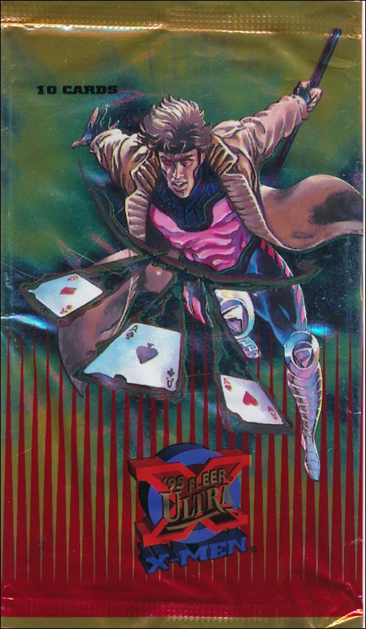 1995 Fleer Ultra X-Men card 2-C Gambit Pack