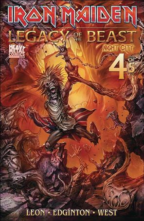 Iron Maiden Legacy of the Beast: Night City issue 4-B Simeon Aston Cover