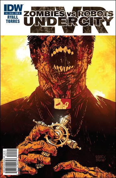 Zombies vs Robots: Undercity issue 2-B Garry Brown Cover