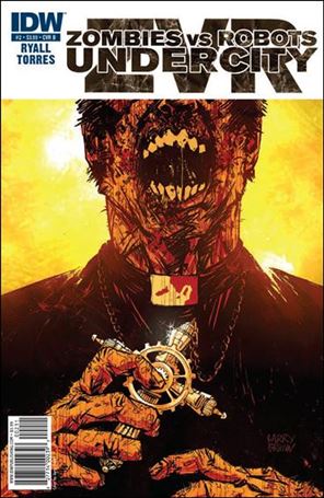Zombies vs Robots: Undercity issue 2-B Garry Brown Cover