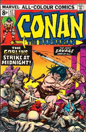 Conan the Barbarian (1970) issue 47-B UK Price Cover
