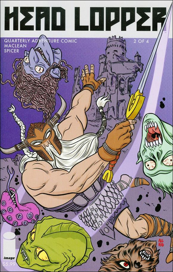 Head Lopper issue 2-B Mike Allred Cover