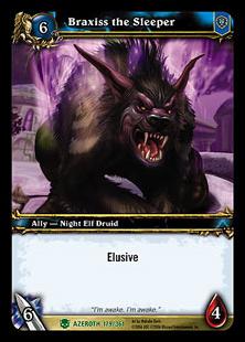 World of Warcraft: Heroes of Azeroth (Base Set) card 179 Braxiss the Sleeper