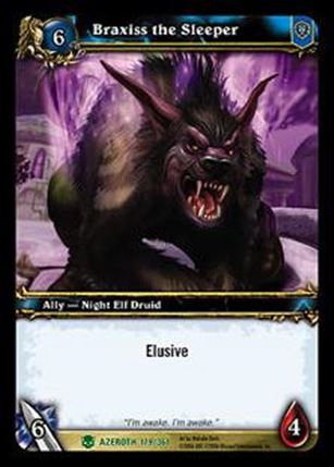 World of Warcraft: Heroes of Azeroth (Base Set) card 179 Braxiss the Sleeper