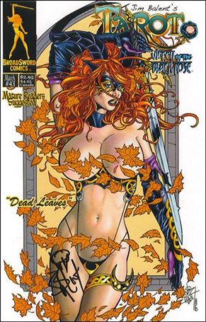 Tarot: Witch of the Black Rose issue 43-D Small Leaves Cover Signed by Jim Balent w/ COA