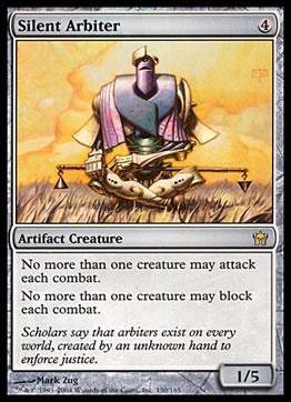 Magic the Gathering: Fifth Dawn (Base Set) card 150 Silent Arbiter